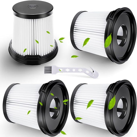 4 Pack IW3511 BU3521 BH102 Replacement Filters Compatible with Shark IW3511, IW1111, IW1120 Detect Pro Stick Vacuum, HEPA Filter Compatible with Shark Bu3521 Bu3523 Lightweight Vacuum
