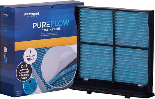 Pureflow Cabin Air Filter PC6115X | Fits 2021-13 Subaru WRX STI, 2018-14 Forester, 2016-08 Impreza