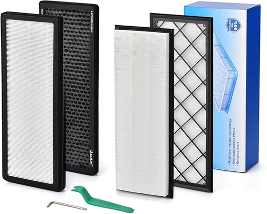 HEPA Cabin Air Filter Compatible with Tesla Model Y 2020-2026 (Including Juniper), Activated Carbon Car Air Intake Filter Set for Front Trunk & Interior, Includes Installation Tools