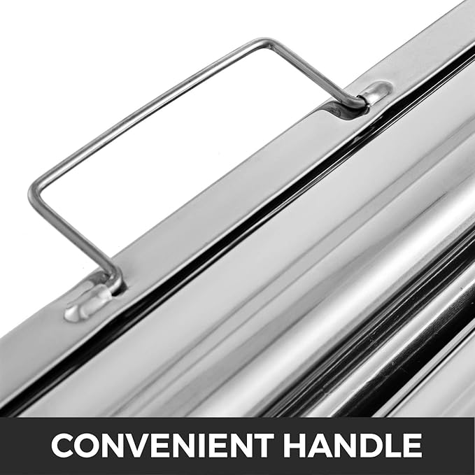 VBENLEM Pack of 6 Hood Filters 19.49”L x 15.55”W 430 Stainless Steel 5 Grooves Commercial Hood Filters, Range Hood Filter for Grease Rated Commercial Kitchen Exhaust Hoods