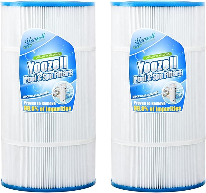 Swimming Pool Filter Replaces for C-8411, Filbur FC-1255, PWWCT75, Ultral-B6, Waterway 817-0075N, Waterway Clearwater II 75, CX760RE, C751, Darlly 80755, 75 Sq.Ft Filter Cartridge, 2 Pack