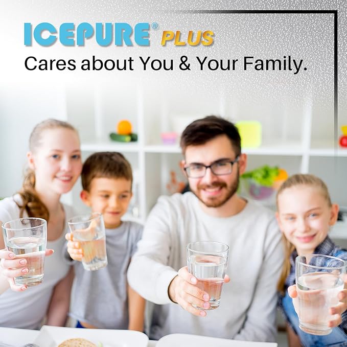 ICEPURE 3US-AF01 Under Sink Water Filter, Replacement for Standard 3US-AF01, 3US-AS01, Whirlpool WHCF-SRC, WHCF-SUFC, WHCF-SUF, 1 Pack