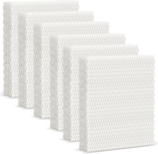 iSingo 6 Pack HFT600 Filter T Replacement, Compatible with Honeywell Tower Humidifier HEV615 & HEV620 Series, Replace Part # HFT600T & HFT600PDQ