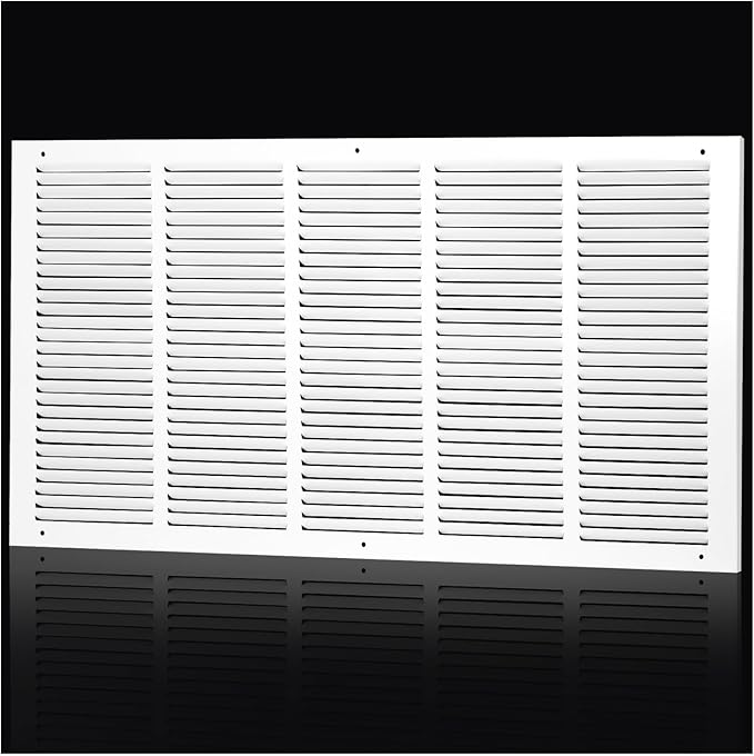 Return Air Grille for 30"Wx14"H inch Duct Opening,Air Return Vent Cover for Wall or Ceiling,AC Wall Vent Cover Grill HVAC Cold Air Intake Grille Without Filter Housing,Outer Dimension:31.75"WX15.75"H