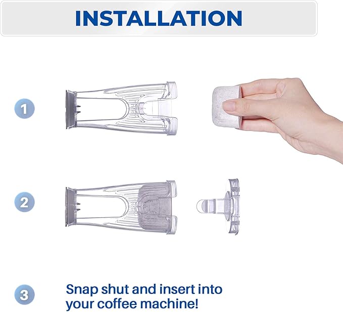 K&J Replacement Keurig Starter Kit for K200, K250, K35, and K-compact Brewers- Includes Rear Reservoir Filter Holder And 6-pack of Keurig 2.0 Compatible Water Filters