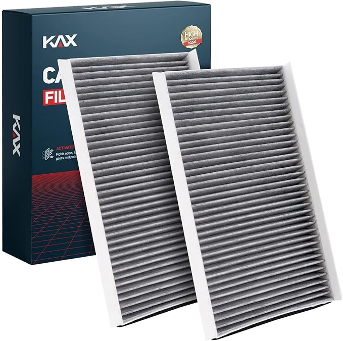 KAX HEPA Cabin Air Filter with Activated Carbon, CF10103 Replacement for BMW 528i, 530i, 535i, 535xi, 525i, 528xi, 530xi, 645Ci, 528i xDrive, 650i, 535i xDrive, 550i, 545i, 525xi, M5, M6, 535i GT