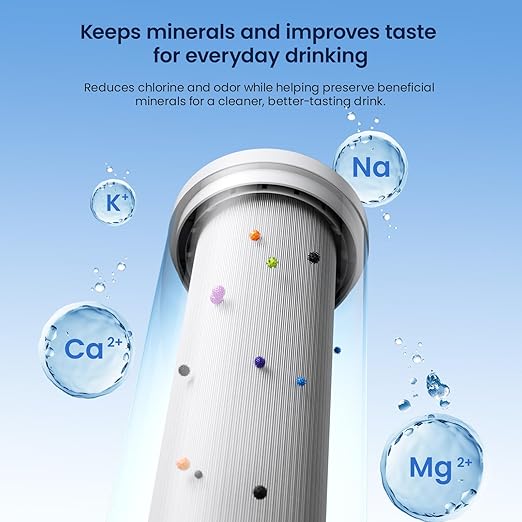 GLACIER FRESH GFU06 0.01μm Ultra Filtration Under Sink Water Filter System, Tankless Ultra Compact Design, with Faucet, No Electricity & Waste Water, Preserve Beneficial Minerals No TDS Reduction