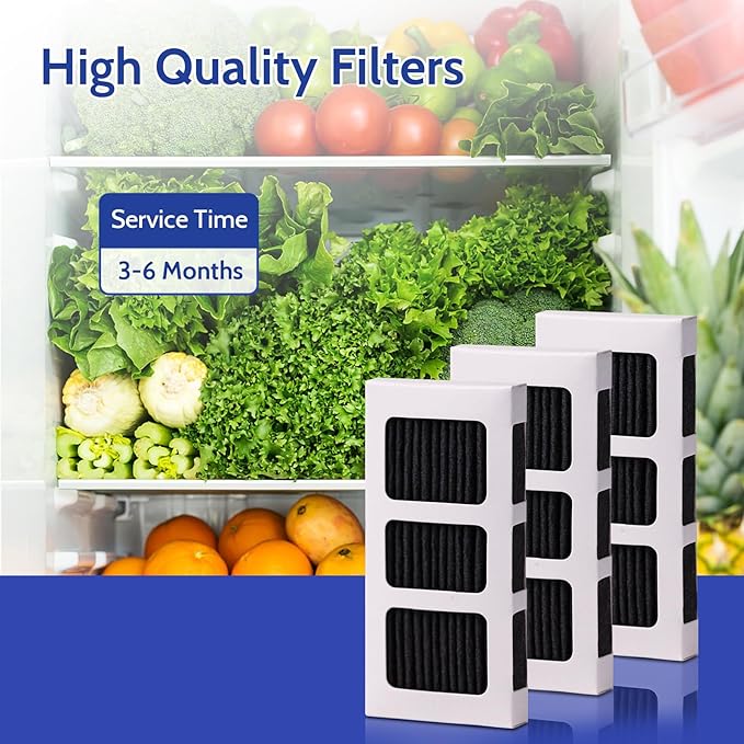 PAULTRA2 Pure Air Ultra II Refrigerator Air Filter Compatible with Frigidaire PureAir Ultra2, for Electrolux 242047805, 5303918847, EAP12364179 Refrigerators, 6-Pack