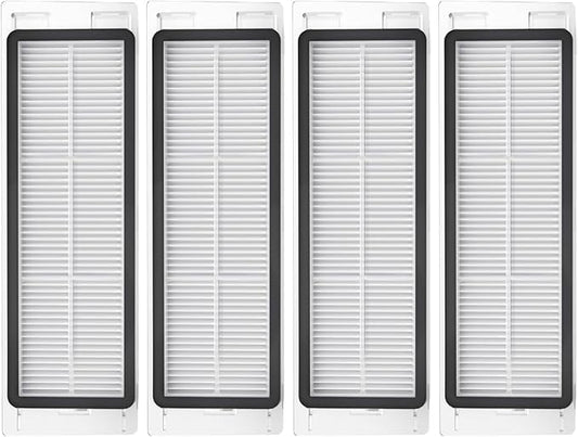 Filter for Roborock Q5, Q5+, E35, S5 Max Robot Vacuum Cleaner Replacement Parts, 4 Pcs