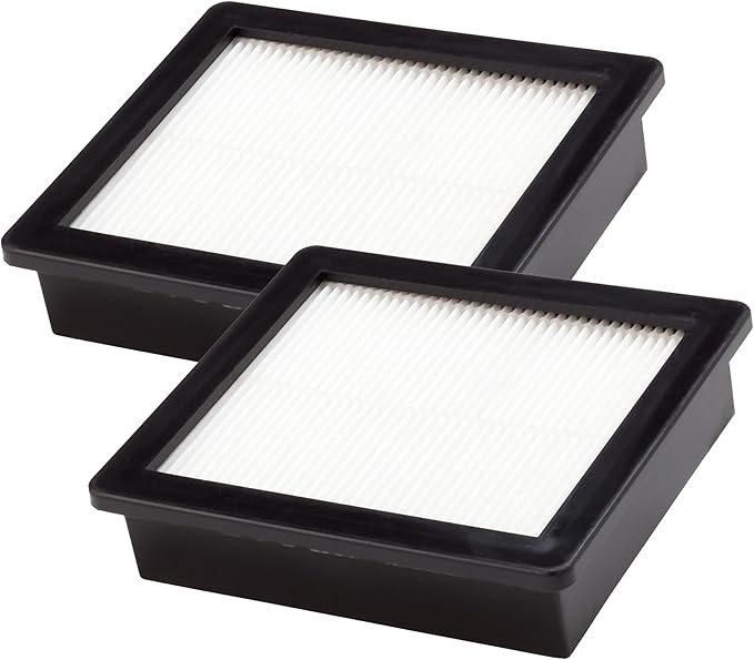ProTeam 107315 HEPA Replacement Filter Twin Pack, HEPA Media Vacuum Filter , White