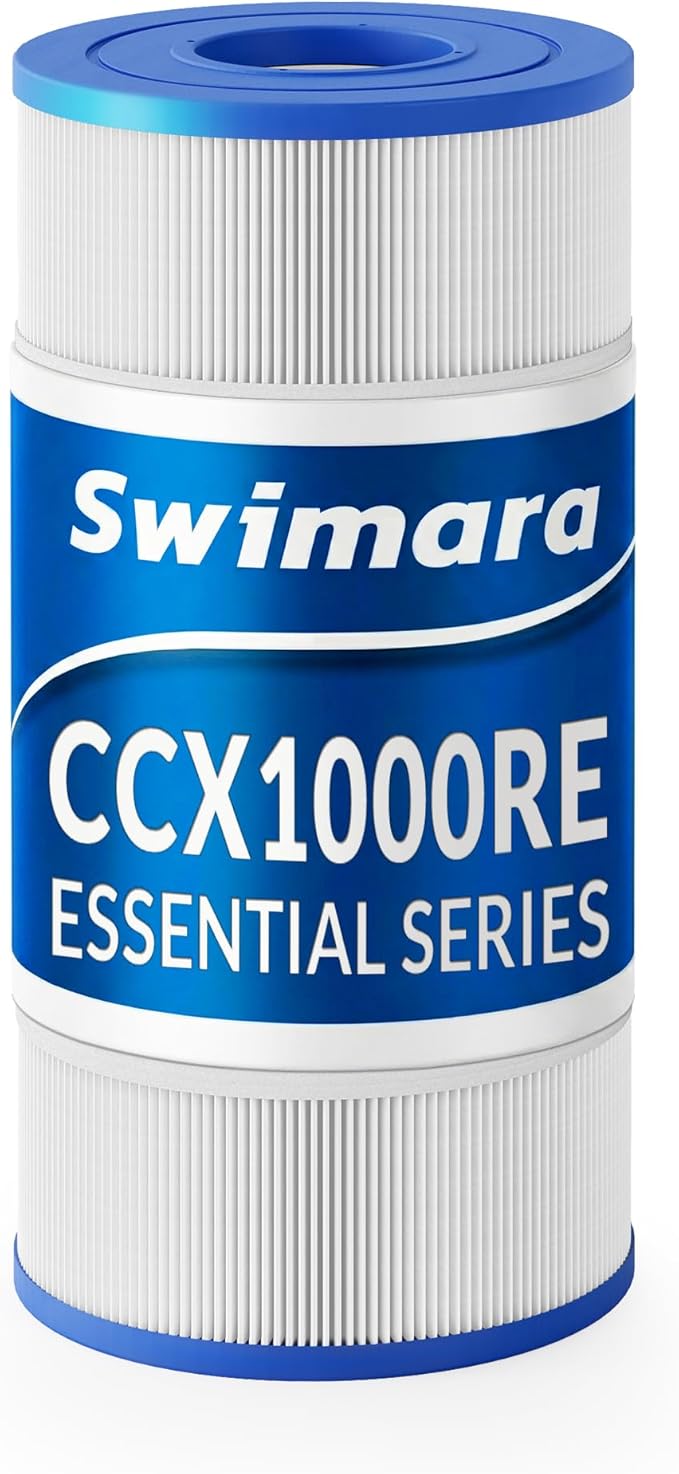 Pool Filter Cartridge for Hayward Systems, Essential Series, Replacement for CCX1000RE PXST100, Compatible with X-Stream CC1000, Cylindrical Fabric, 100 Sq. Ft.