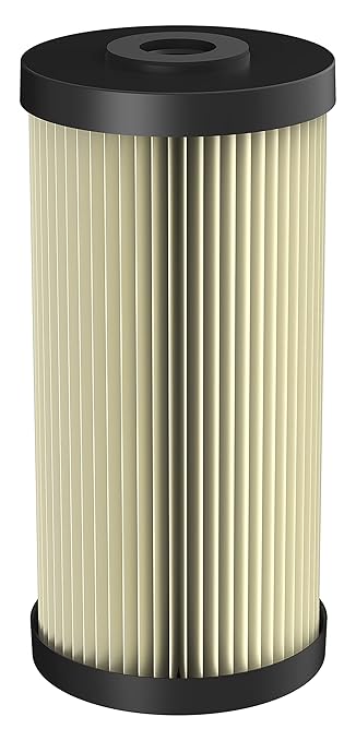 Pentair Pentek S1-BB Big Blue Sediment Water Filter, 10-Inch, Whole House Heavy Duty Pleated Cellulose Filter Cartridge, 10” x 4.5”, 20 Micron
