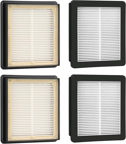 107315 HEPA Vacuum Filter Replacement Proteam Vacuum Parts,Proteam Super Coach Pro6, Super Coach Pro 10,GoFree Flex Pro, and ProVac FS 6 FOR ProTeam Vacuum Twin Pack Filter - 4 Pack
