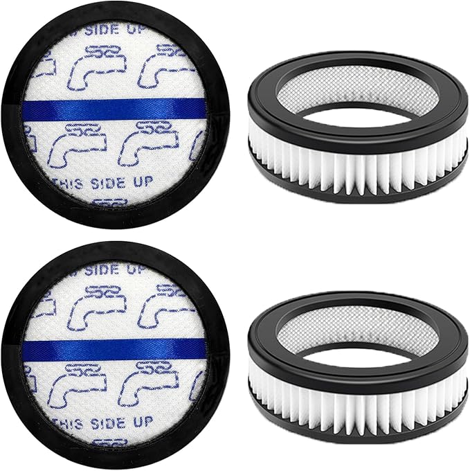 NEC280TL & NEC285GR Replacement Parts Only for Eureka NEC280TL / NEC285GR bagged Canister Vacuum Cleaner Accessories | Include 2 HEPA Filters and 2 Washable Flet Filters