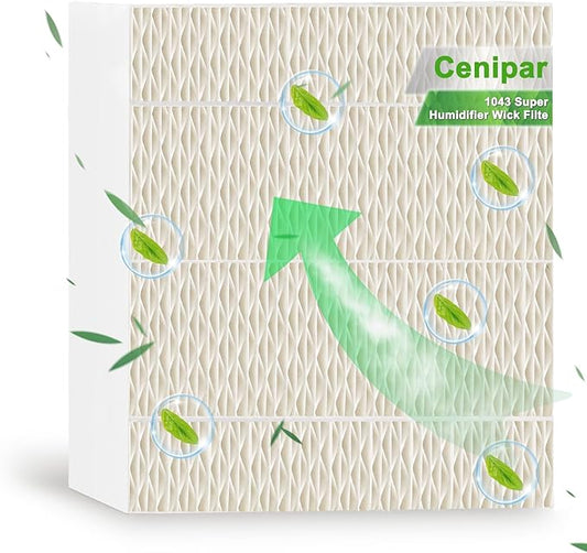 1043 Super Humidifier Wick Filter Replacement Compatible with Essick Air AIRCARE Model EP9500 EP9700 EP9800 EP9R500 EP9R700 EP9R800 821000 821001 826000 and Bemis 800 8000 Series By Cenipar