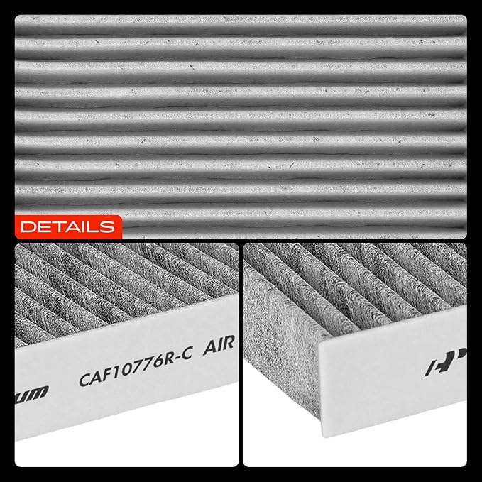 A-Premium Cabin Air Filter with Activated Carbon Compatible with Kia Soul 2010 2011 2012 2013, Replace# 971332K000