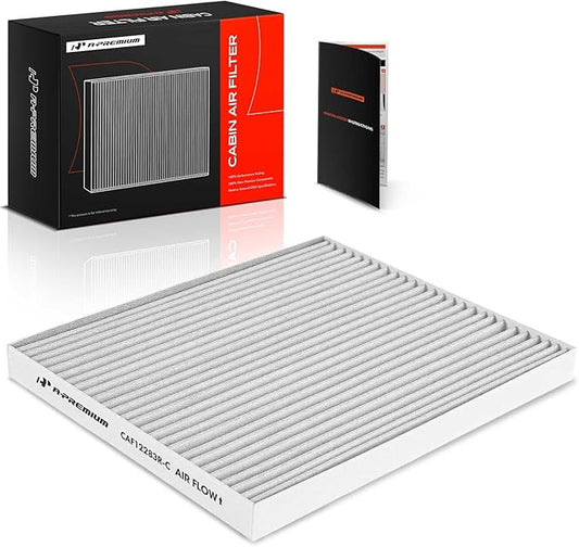 A-Premium Cabin Air Filter with Activated Carbon Compatible with Chrysler Pacifica 2017-2022, Voyager 2020-2022, Grand Caravan 2021-2022, V6 3.6L, Replace# 68308950AB