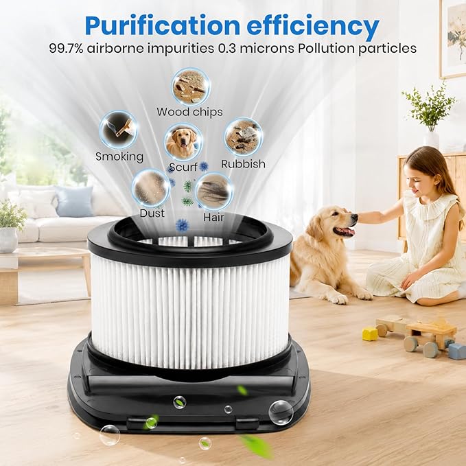 IZ361H Filter Patr,Replacement for Shark Rocket Pet Pro IZ162H, IZ361H, IZ362H, IZ363HT, IZ440H, IZ441H, IZ462H, Cordless Stick Upright Vacuum Cleaner, Compare to Part XHF161H & 617FJ140
