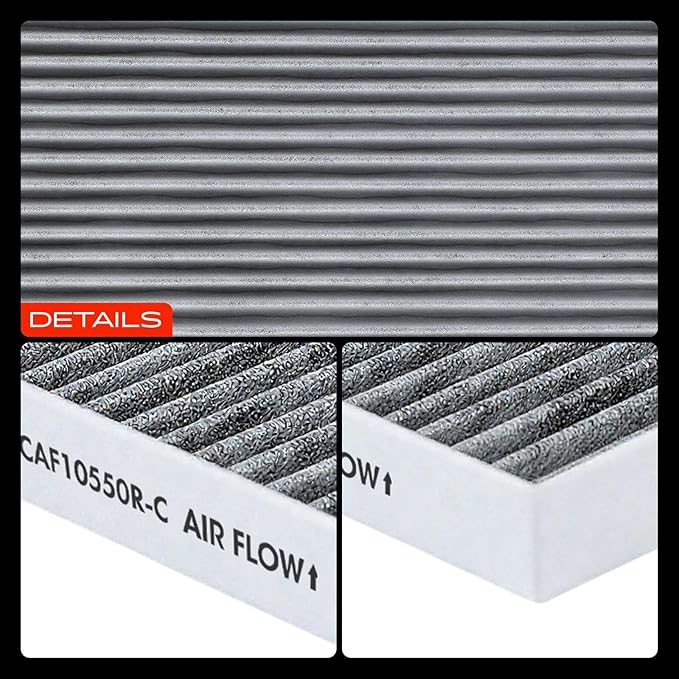 A-Premium Cabin Air Filter with Activated Carbon Compatible with Nissan Sentra 2007-2012, Rogue 2008-2013, Rogue Select 2014-2015, Replace# 999M1VS007