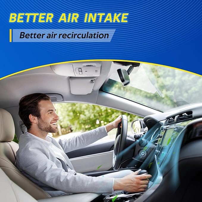 3 Pack Cabin Air Filter w/Activated Carbon Fits 2021-2026 Seltos, 2020-2025 Soul, 2020-2023 Soul EV, Replace CF12160, 997133-D3200, 97133-D3000, D9H79-AK000, 97133-D1000