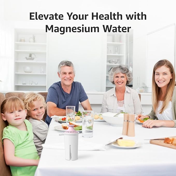 Overbest 7006-MG Magnesium Pitcher Water Filter, Replacement for Brita® Filter, Pitchers and Dispensers, Brita® Classic 35557, OB03, Mavea® 107007, and Amazon Basics® 10-Cup Pitcher, 6 Pack
