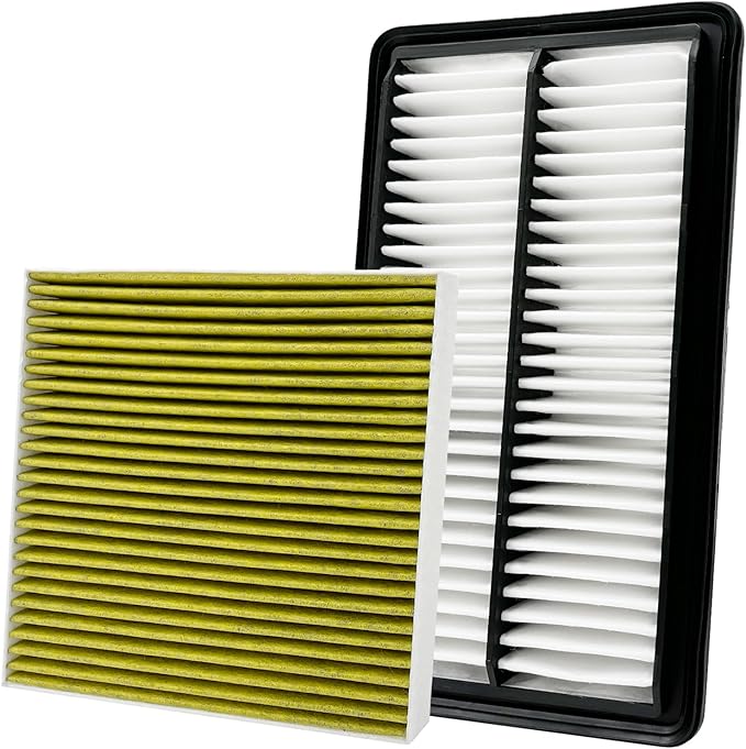 Capume 2PCS Cabin Engine Air Filter JM134 JM1722 Kit Fits for 2016-2022 Pilot, 2017-2025 Ridgeline, 2019-2025 Passport, 2016-2020 MDX 3.5L/3.0L, Replacement for 17220-5J6-A10, CA12061, CF10134