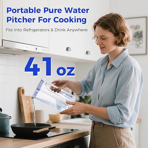 CT910G Countertop Reverse Osmosis Water Filter System, 7-Stage RO Water Filtration System, 528 Gallons Water Dispenser, 3:1 Pure to Drain, NSF 372,42,58, Reduce TDS PFAS, No Installation