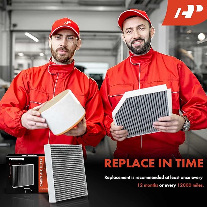 A-Premium 2-PC Cabin Air Filter with Activated Carbon Compatible with Tesla X 2016-2023, Replace# 103904200B