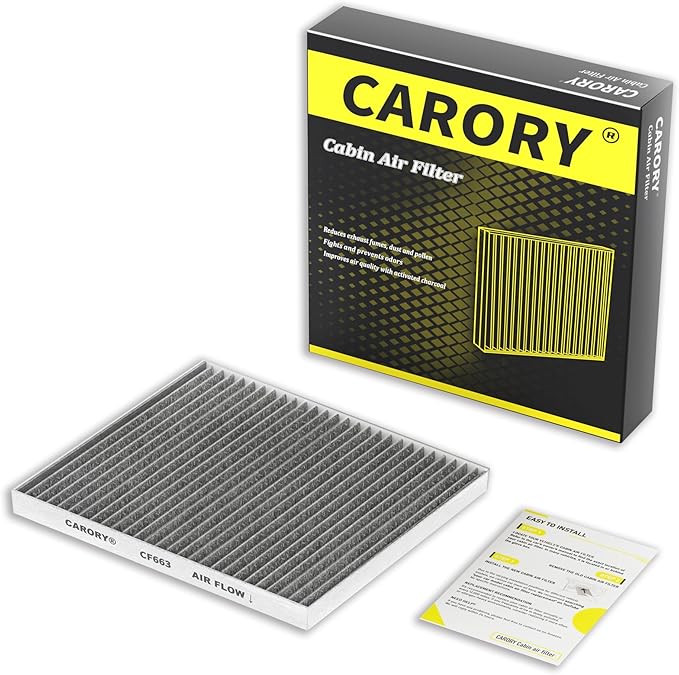 CARORY Cabin Air Filter w/Activated Carbon for 2008-2017 Buick Enclave, 2009-2017 Chevy Traverse, 2007-2016 GMC Acadia, 2017 GMC Acadia Limited, 2007-2010 Saturn Outlook, CF11663, 20958479
