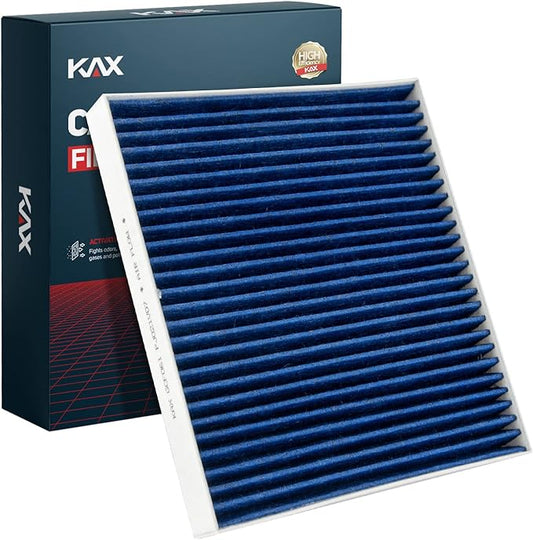 KAX Premium HEPA Cabin Air Filter with Dual Active Carbon, CF10729 Replacement for Dodge Avenger, Caliber, Journey, Ram 1500 2500 3500, Jeep Compass, Patriot, 200 Cabin Filter, Strong Adsorption