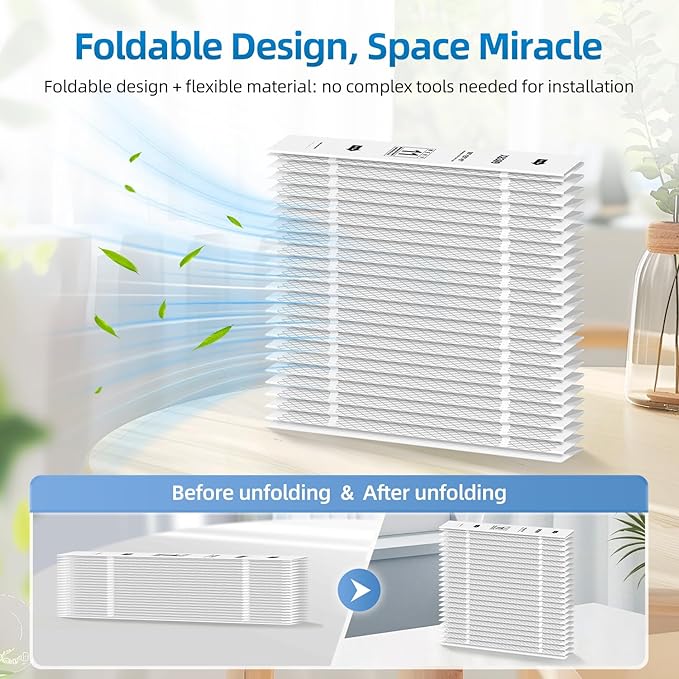 X8309 Expandable Filter MERV 11 Compatible with Lennox X8309,Pleated HVAC Furnace 16x25x5 (1-Pack)