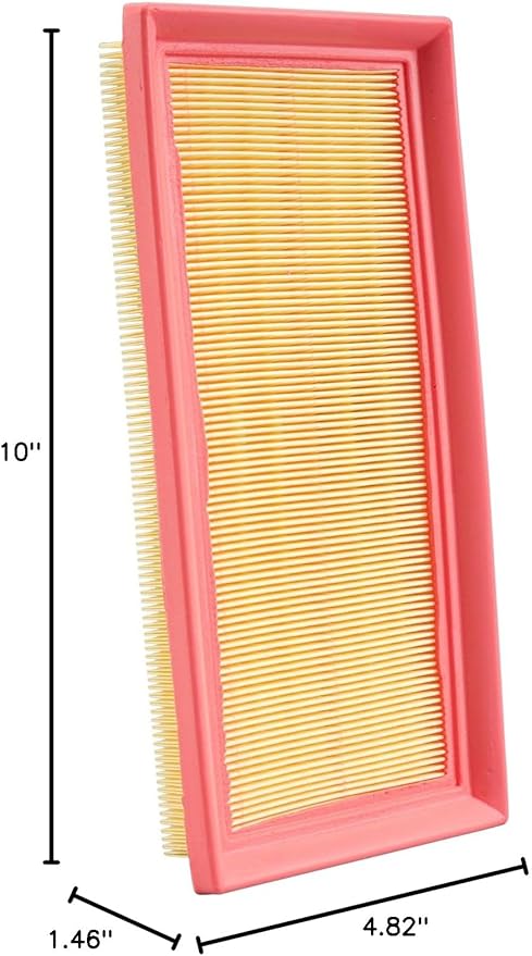 KAX Engine Air Filter, CA11952 Replacement for Mitsubishi Mirage 2014-2024, Mitsubishi Mirage G4 2017-2024, Advanced Air Filter Media, Increased Acceleration