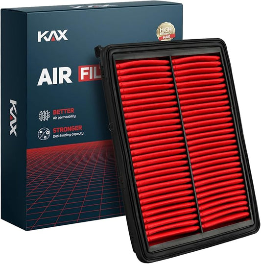 KAX Premium Engine Air Filter, CA11942 Replacement for Hyundai Sonata 2015-2019, Kia Optima 2016-2020 2.0L Hybrid Models, 2.4L, Advanced Air Filter Media, Increased Acceleration