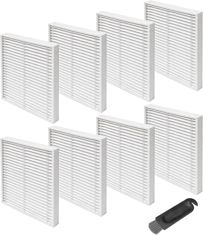 8-Pack Replacement Filter Compatible with iRobot Roomba 100/1000 Series (104, 105, 106, 108, 1010, 1020) and Essential Series (Q011, Q0120, Q0520, Y0110, Y0140, Y051020) Robot Vacuums