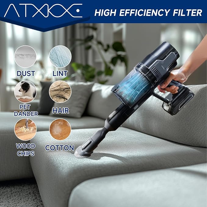 6Pack XR Filter Replacement for Bissell Cleanview XR 200W/ Cleanview XR Pet 300W Stick Cordless Vacuum Cleaner 3789U 3789X 3797V 3797W 3789 3797