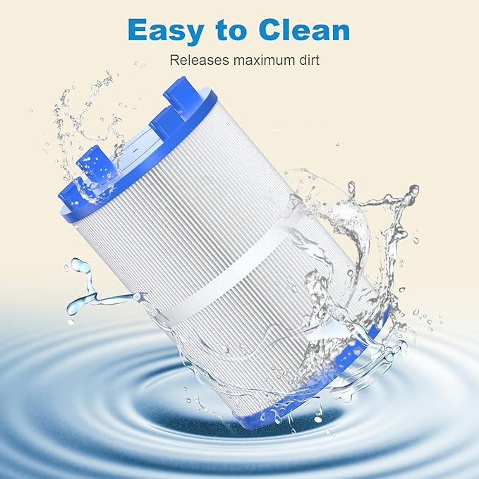 ROYOR Hot Tub Filters Replacements for Dimension One Spa Filter 1561-00, Hot Tub Filter Compatible with PD075-2000, C-7367, FC-3059, Baleen AK-60035, 75 Sq.Ft. 2 Pack
