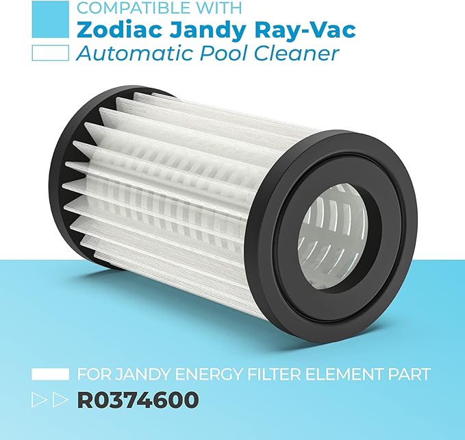 R0374600 Energy Filter Element Replacement Kit Compatible with Zodiac Jandy Ray-Vac Automatic Pool Cleaner