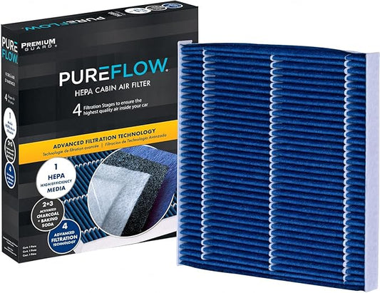 PureFlow HEPA Cabin Air Filter PC5644HX | Fits 2016-2023 Toyota Tacoma, 2003-2008 Pontiac Vibe, 2013-2016 Dodge Dart