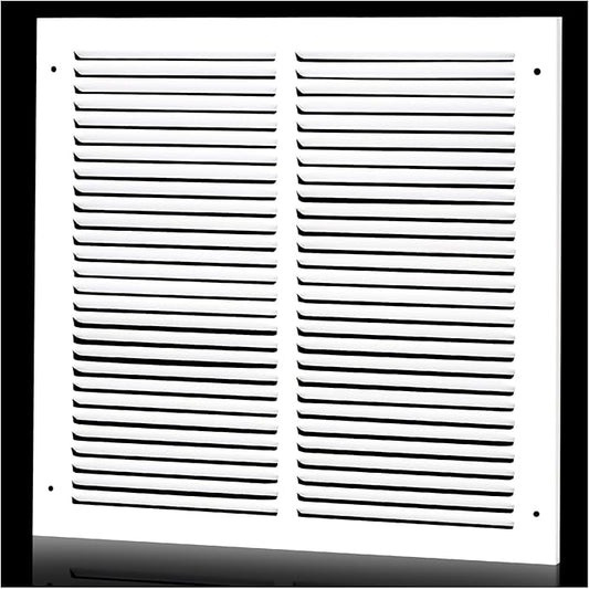 14 x 14 Inch Duct Opening Return Air Vent Cover for Wall or Ceiling, Return Air Grille HVAC AC Wall Air Return Vent Cover HVAC Cold Air Grill Without Filter Housing,Outer Dimension:15.75"WX15.75"