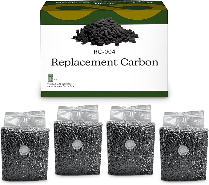 FoodCycler Carbon Filter Replacement 4-pack for Eco 3 & Eco 5 - Eliminate Odors & Maintain Performance - Odor Control, Food Waste Disposal, Long-Lasting Carbon Filter, Easy to Install