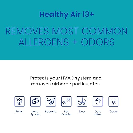 Genuine AprilAire 413CBN Replacement Filter for AprilAire Whole House Air Purifiers - MERV 13 with Carbon, Healthy Home Allergy + Odor Reduction, 16x25x4 Air Filter (Pack of 1)