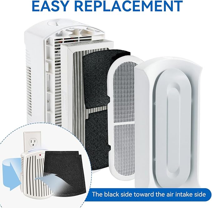 True Air Filters Replacement for Hamilton Beach True Air Purifier 04384,04532GM, 04530G, 04530GM & 04531GM, for Odor Eliminators, Neutralizes Pet Smells (04234G, 6-Pack)