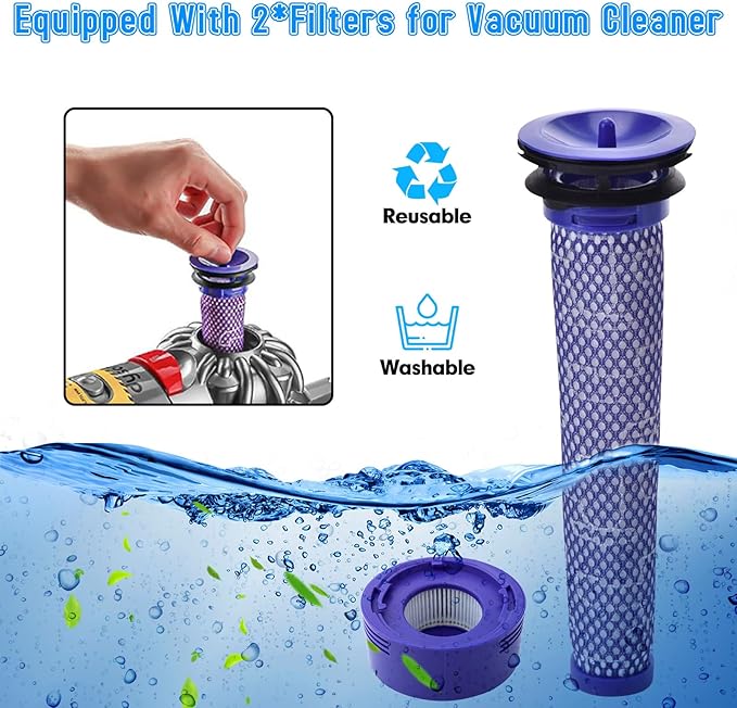 Bonacell 【Upgraded 7000mAh】 21.6V 7.0Ah Replacement for Dyson V8 Battery Li-ion Compatible with V8 215681 967834-05 SV10 Absolute/Animal/Fluffy/Cord-Free Handheld Vacuum