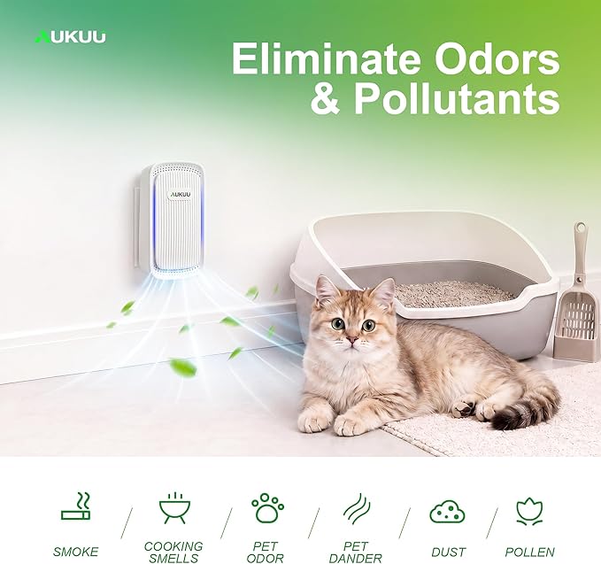 Air Ionizers (4 Pack）- Plug In Negative Ion Air Purifiers - Quiet Air Freshener for Home, Bedroom, Office, Basement - Portable Air Purifier Odor, Smoke, Dust, Pet Smell - Mini Air Cleaner White