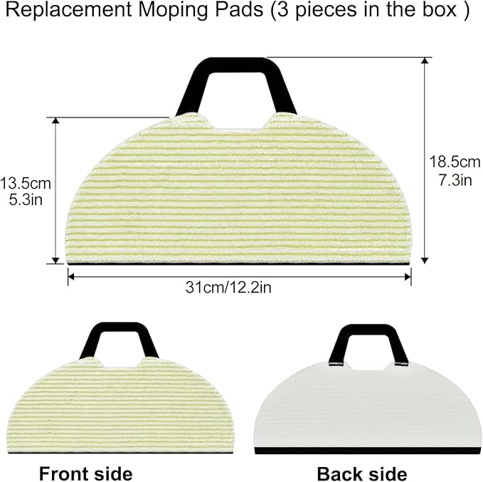 Replacement Parts Accessories for Shark AV2610WA RV2610WA RV2410WD Matrix Plus 2- in-1,1 Main Brush,3 Filters,2 Mop Pads,4 Side Brushes,1 Pre Filter,&1 Pre-Motor 1 Foam Filter
