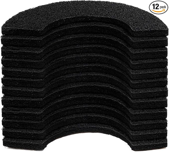Activated Carbon Filters Compatible with LR 4 Cat Litter Box, Perfect Replacement Official Size (12Pack)