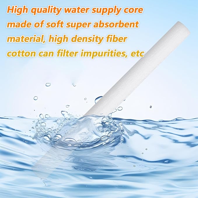 10 pcs Mini Humidifier Filter Stick, 5.9 Inch Cotton Filter Refill Sticks Mini USB Car Filters Replacement Parts for Small Portable Humidifier
