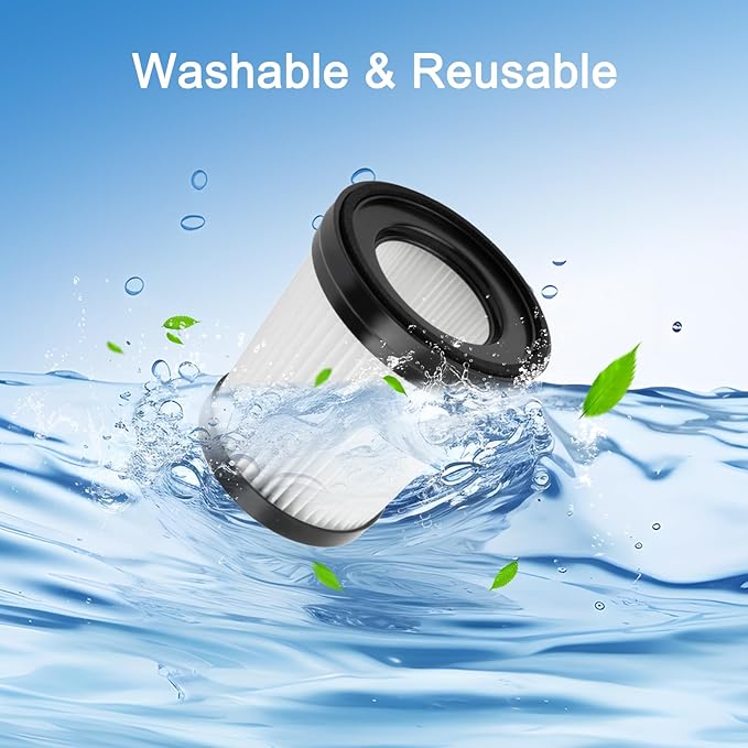4PCS Hepa Filter For VacLife VL732, For Lubluelu 202, For Fabuletta FSV001, For Girnoor G160 & G165, For Afoddon A300, For Oraimo OSV-102, For Besswin W2 Cordless Vacuum Cleaner, Washable Reusable