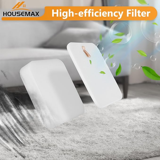 HOUSEMAX Filter Replacement for Shark Lift Away Vacuum, Compatible with Shark Vacuum Filter Replacement LA300, LA502, LA702, LA802, LA301, LA322, LA500, LA500WM, LA700, Replace Part XFFK320 (2-Pack)