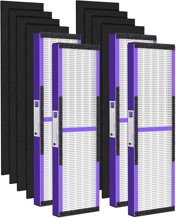 4 Pack FLT4850PT PET CARE Filter B Replacement Compatible with Guardian HEPA Air Purifier AC4825 AC4825E AC4300 AC4800 AC4900 AC4850PT AC4850 FLT4825